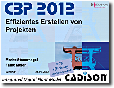 CADISON Best Practice 2012: Effizientes Erstellen von Projekten